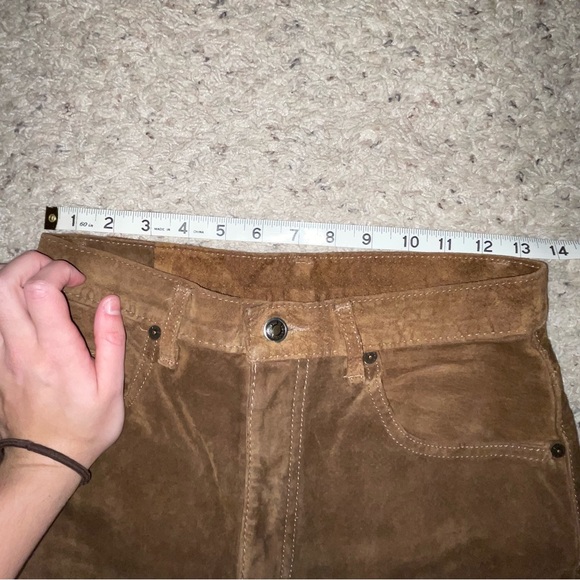 Skotts Suede Brown Jeans - Picture 7 of 11